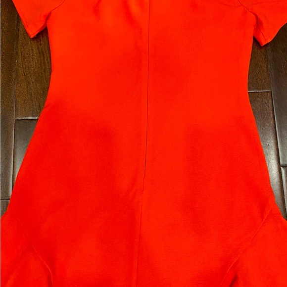 CeCe Bold Red Ruffled Dress - Picture 1 of 4